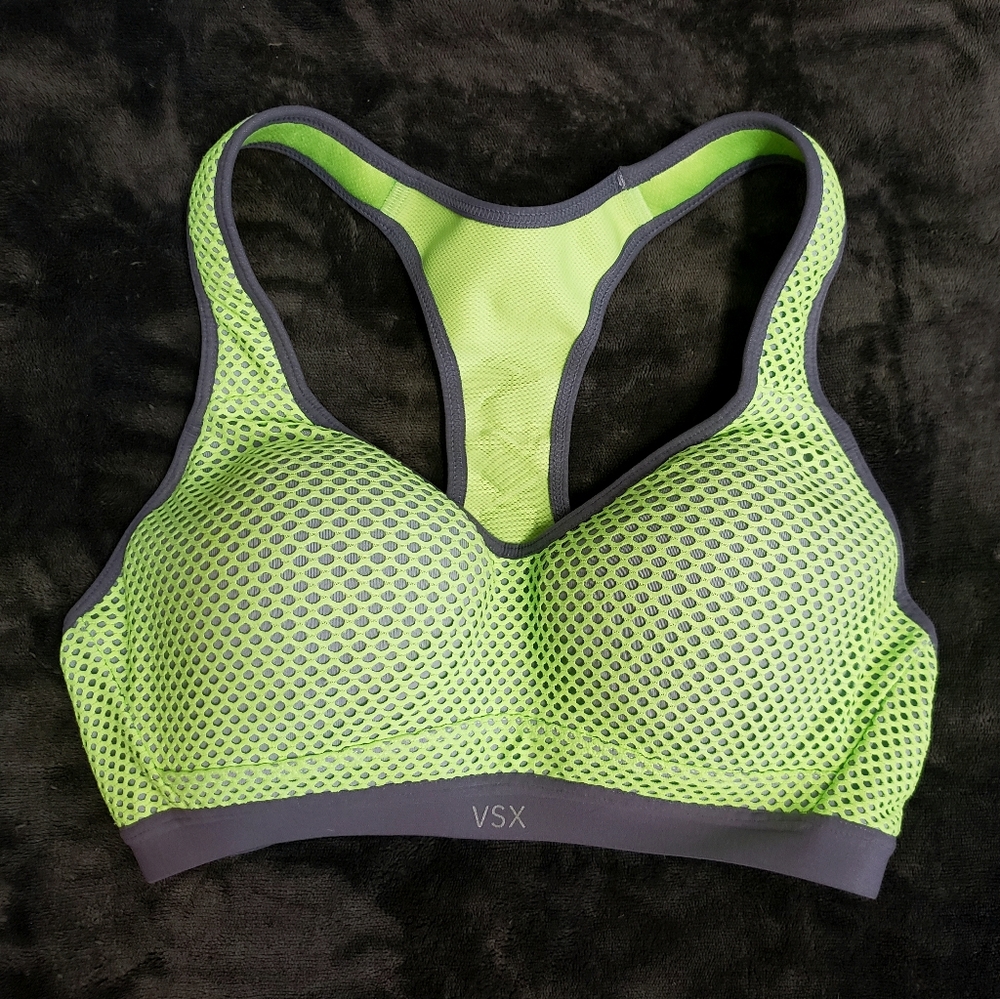 NWOT Victoria Secret VSX Neon Mesh Sports Bra